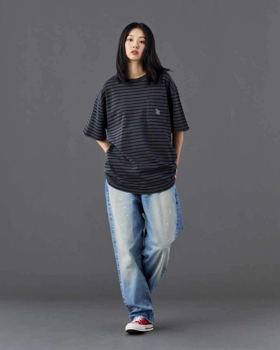 画像12: Liberaiders  PIGMENT DYED STRIPED S/S SHIRT (12)