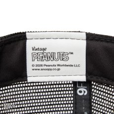 画像9: NEW ERA  キッズ Youth 9FORTY A-Frame トラッカー Vintage PEANUTS ピーナッツ JOE COOL ジョー・クール ブラック/ホワイト (9)