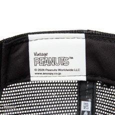 画像10: NEW ERA   9FORTY A-Frame トラッカー Vintage PEANUTS ピーナッツ JOE COOL ジョー・クール ブラック (10)