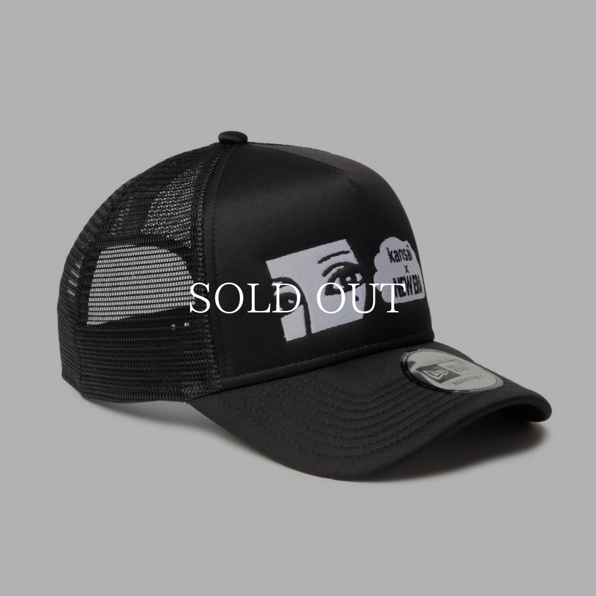 画像4: NEW ERA   9FORTY A-Frame トラッカー kansaï yamamoto kansai logo /NEW ERA ブラック (4)