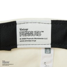 画像10: NEW ERA  キッズ Youth 9TWENTY Vintage PEANUTS ピーナッツ 2-Tone クロームホワイト/カーキ (10)