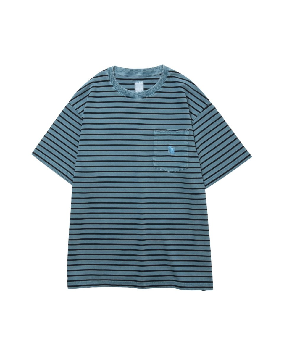 画像16: Liberaiders  PIGMENT DYED STRIPED S/S SHIRT (16)