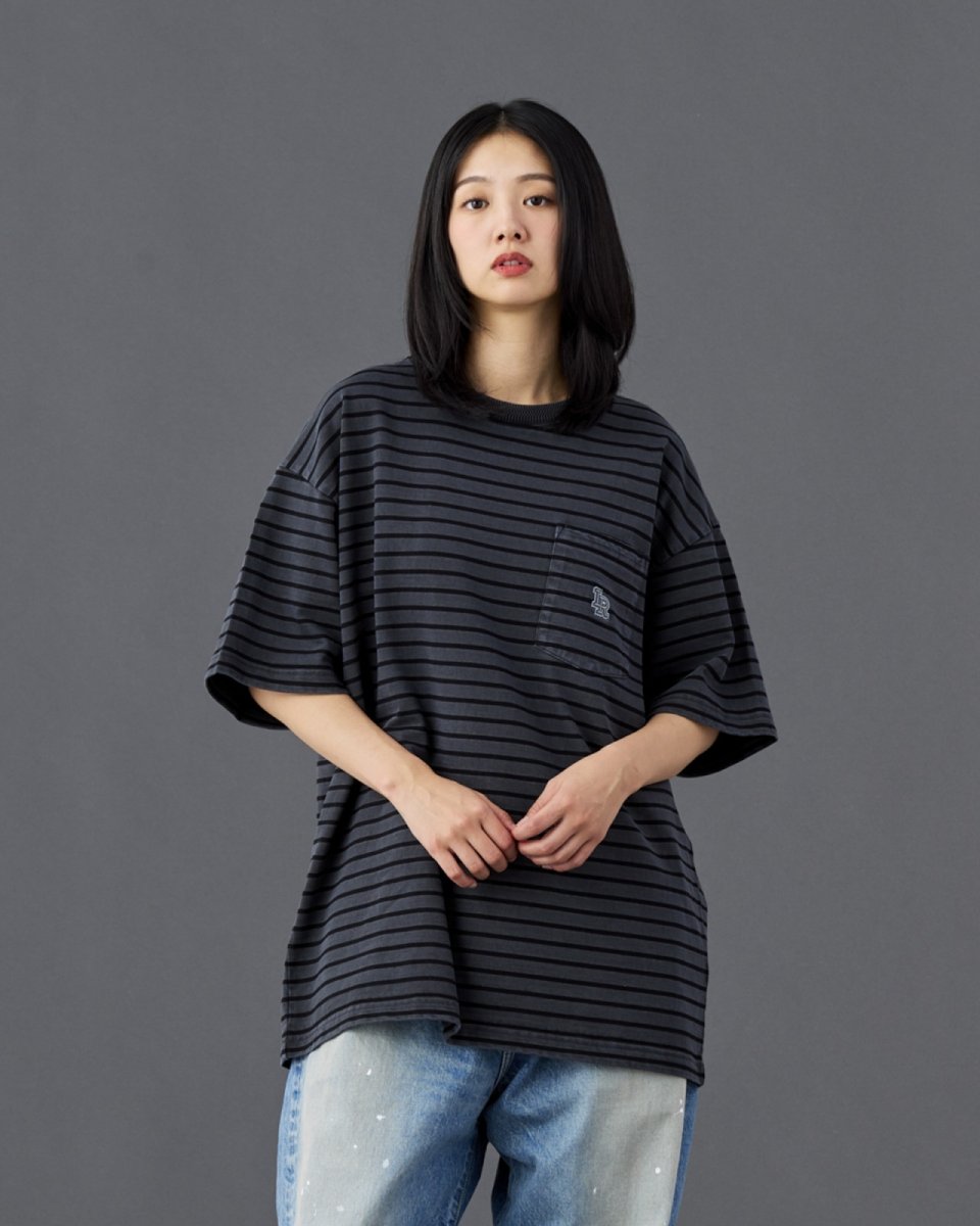 画像5: Liberaiders  PIGMENT DYED STRIPED S/S SHIRT (5)