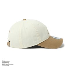 画像4: NEW ERA  9TWENTY Vintage PEANUTS ピーナッツ 2-Tone クロームホワイト/カーキ (4)