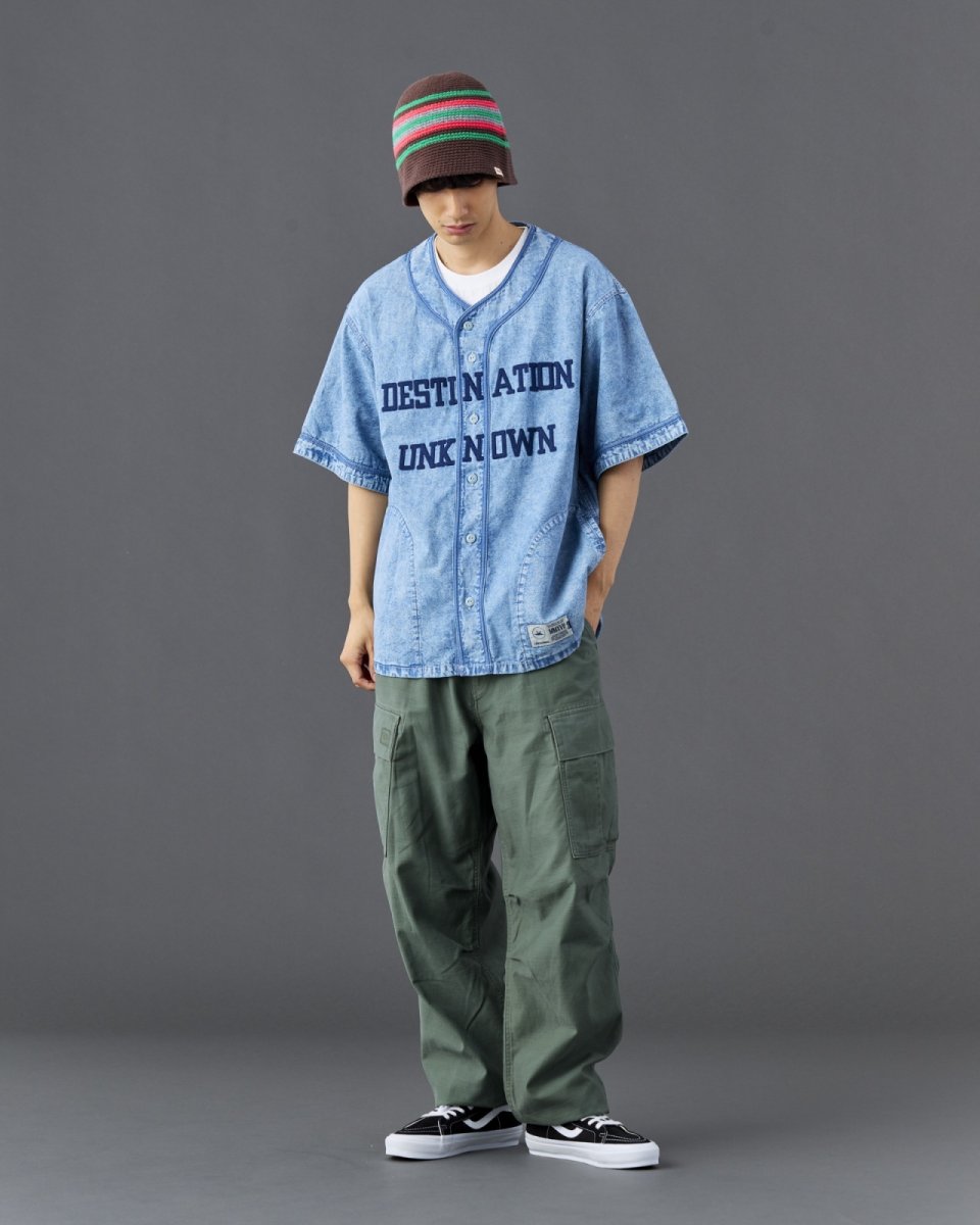 画像29: Liberaiders  CHAMBRAY BASEBALL SHIRT (29)