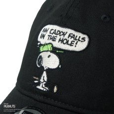 画像7: NEW ERA  9TWENTY Vintage PEANUTS ピーナッツ GOLF スヌーピー ウッドストック ブラック | ゴルフ (7)
