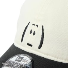 画像8: NEW ERA  9TWENTY Vintage PEANUTS ピーナッツ 2-Tone クロームホワイト/ブラック (8)