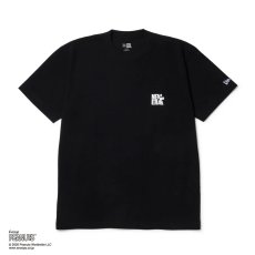 画像1: NEW ERA  半袖 コットン Tシャツ Vintage PEANUTS ピーナッツ JOE COOL ジョー・クール ブラック (1)