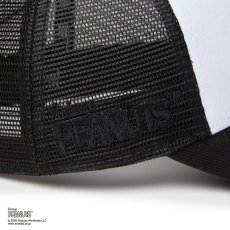 画像8: NEW ERA  キッズ Youth 9FORTY A-Frame トラッカー Vintage PEANUTS ピーナッツ JOE COOL ジョー・クール ブラック/ホワイト (8)