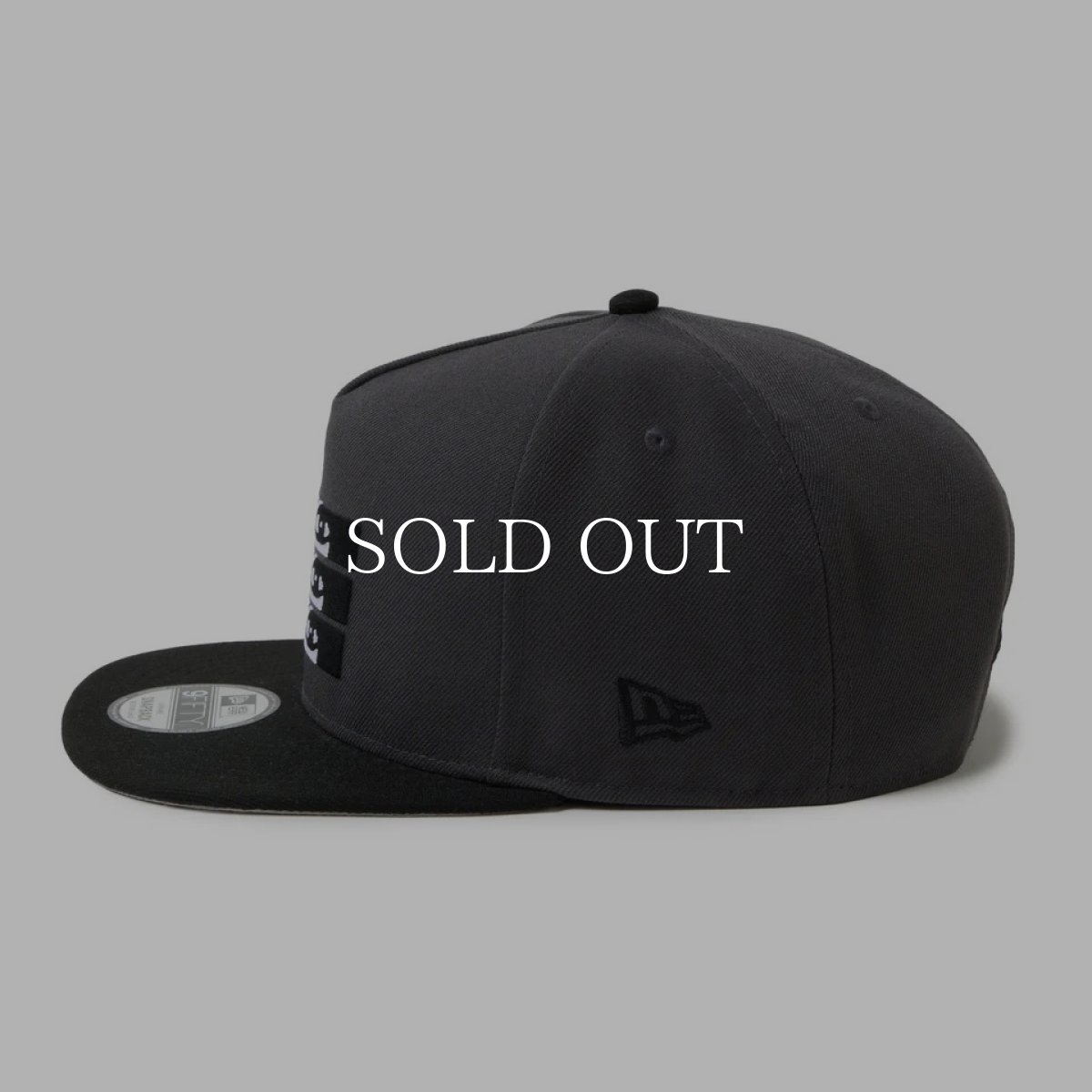 画像3: NEW ERA  9FIFTY A-Frame kansaï yamamoto Face ダークグラファイト/ブラック (3)