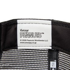 画像9: NEW ERA  キッズ Youth 9FORTY A-Frame トラッカー Vintage PEANUTS ピーナッツ JOE COOL ジョー・クール ブラック (9)