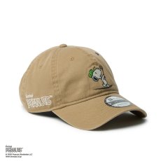 画像1: NEW ERA  9TWENTY Vintage PEANUTS ピーナッツ GOLF スイング カーキ | ゴルフ (1)
