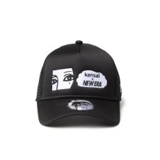 画像2: NEW ERA   9FORTY A-Frame トラッカー kansaï yamamoto kansai logo /NEW ERA ブラック (2)
