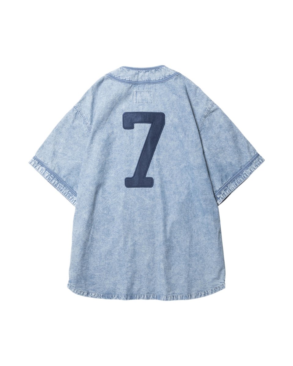 画像19: Liberaiders  CHAMBRAY BASEBALL SHIRT (19)