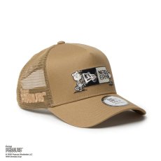 画像4: NEW ERA   9FORTY A-Frame トラッカー Vintage PEANUTS ピーナッツ GOLF ボックスロゴ カーキ | ゴルフ (4)
