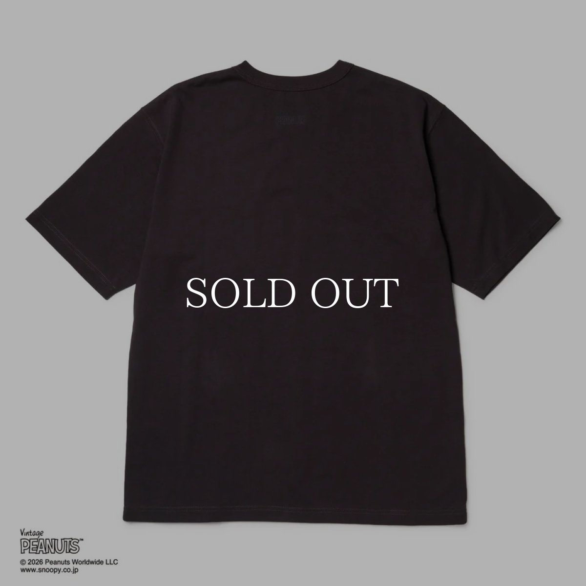画像3: NEW ERA  半袖 ウォッシュド コットン ポケット Tシャツ Vintage PEANUTS ピーナッツ スミクロ (3)