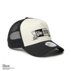 画像5: NEW ERA   9FORTY A-Frame トラッカー Vintage PEANUTS ピーナッツ GOLF ボックスロゴ クロームホワイト/ブラック | ゴルフ (5)