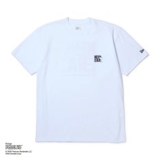 画像1: NEW ERA  半袖 コットン Tシャツ Vintage PEANUTS ピーナッツ JOE COOL ジョー・クール ホワイト (1)