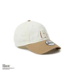 画像5: NEW ERA  キッズ Youth 9TWENTY Vintage PEANUTS ピーナッツ 2-Tone クロームホワイト/カーキ (5)