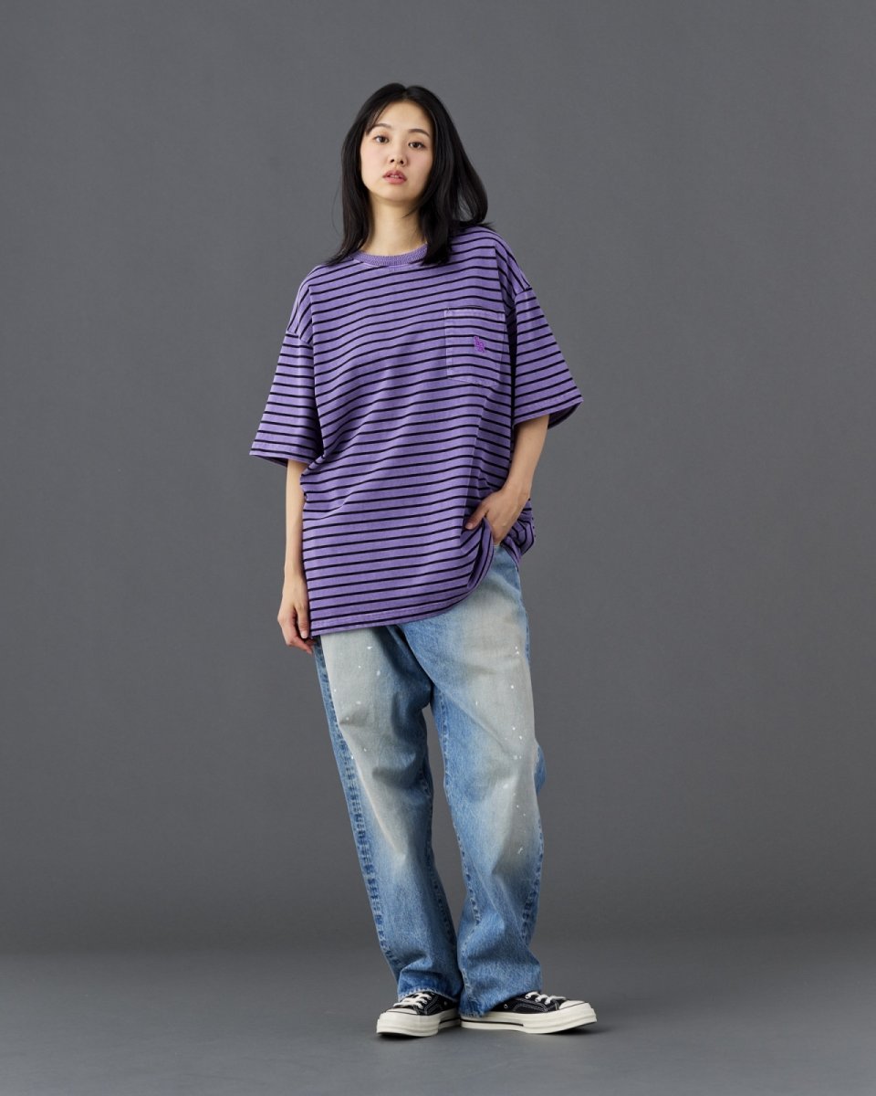 画像43: Liberaiders  PIGMENT DYED STRIPED S/S SHIRT (43)