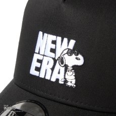 画像8: NEW ERA   9FORTY A-Frame トラッカー Vintage PEANUTS ピーナッツ JOE COOL ジョー・クール ブラック (8)
