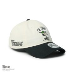 画像4: NEW ERA  9TWENTY Vintage PEANUTS ピーナッツ GOLF スヌーピー ウッドストック クロームホワイト/ブラック | ゴルフ (4)