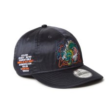 画像1: NEW ERA  9THIRTY kansaï yamamoto 龍 サテン ネイビー (1)