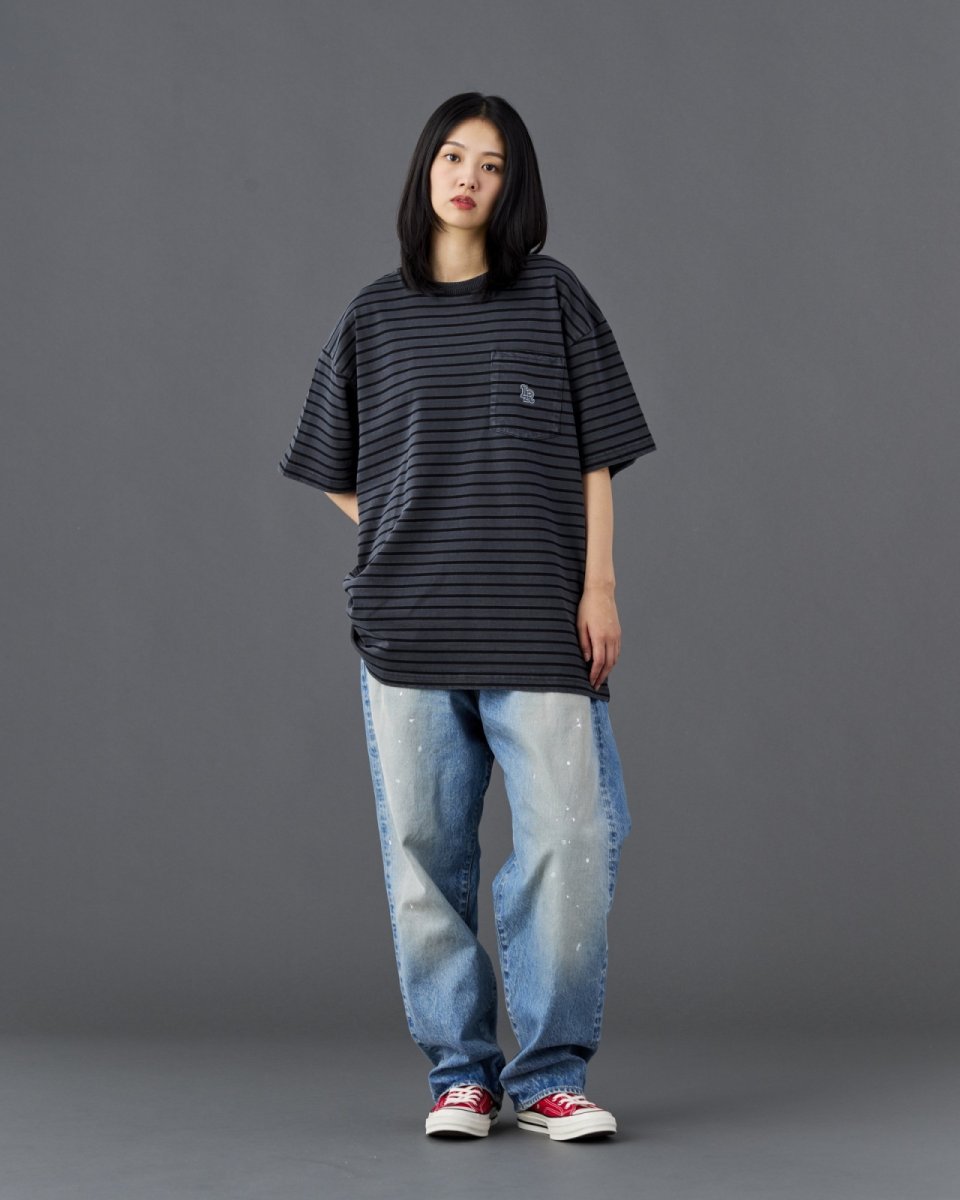 画像8: Liberaiders  PIGMENT DYED STRIPED S/S SHIRT (8)