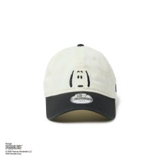 画像2: NEW ERA  キッズ Youth 9TWENTY Vintage PEANUTS ピーナッツ 2-Tone クロームホワイト/ブラック (2)