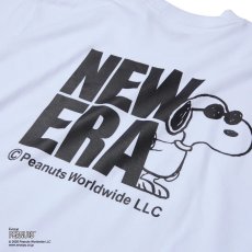 画像3: NEW ERA  半袖 コットン Tシャツ Vintage PEANUTS ピーナッツ JOE COOL ジョー・クール ホワイト (3)
