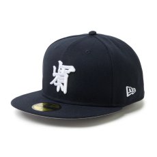 画像1: NEW ERA  59FIFTY kansaï yamamoto ネイビー (1)