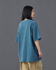 画像22: Liberaiders  PIGMENT DYED STRIPED S/S SHIRT (22)