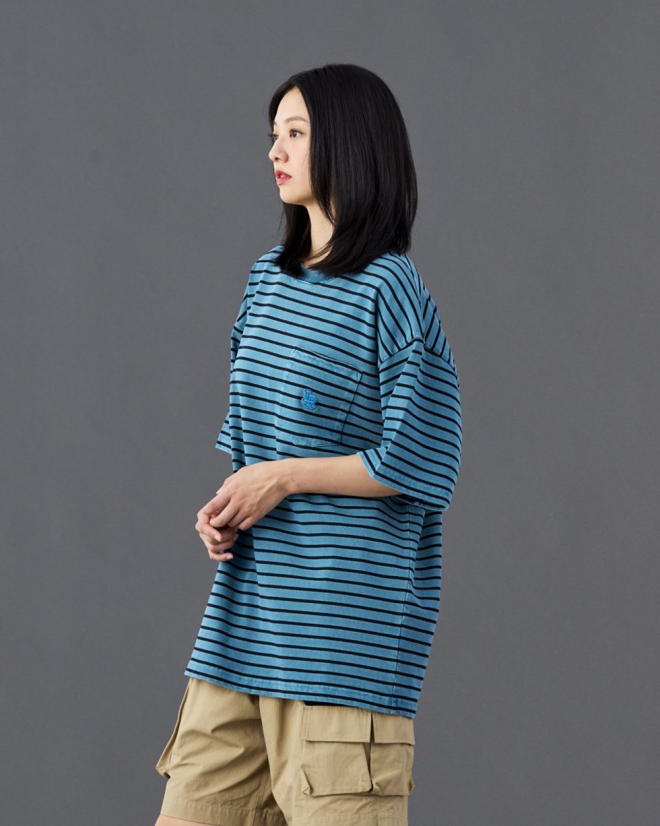 画像25: Liberaiders  PIGMENT DYED STRIPED S/S SHIRT (25)