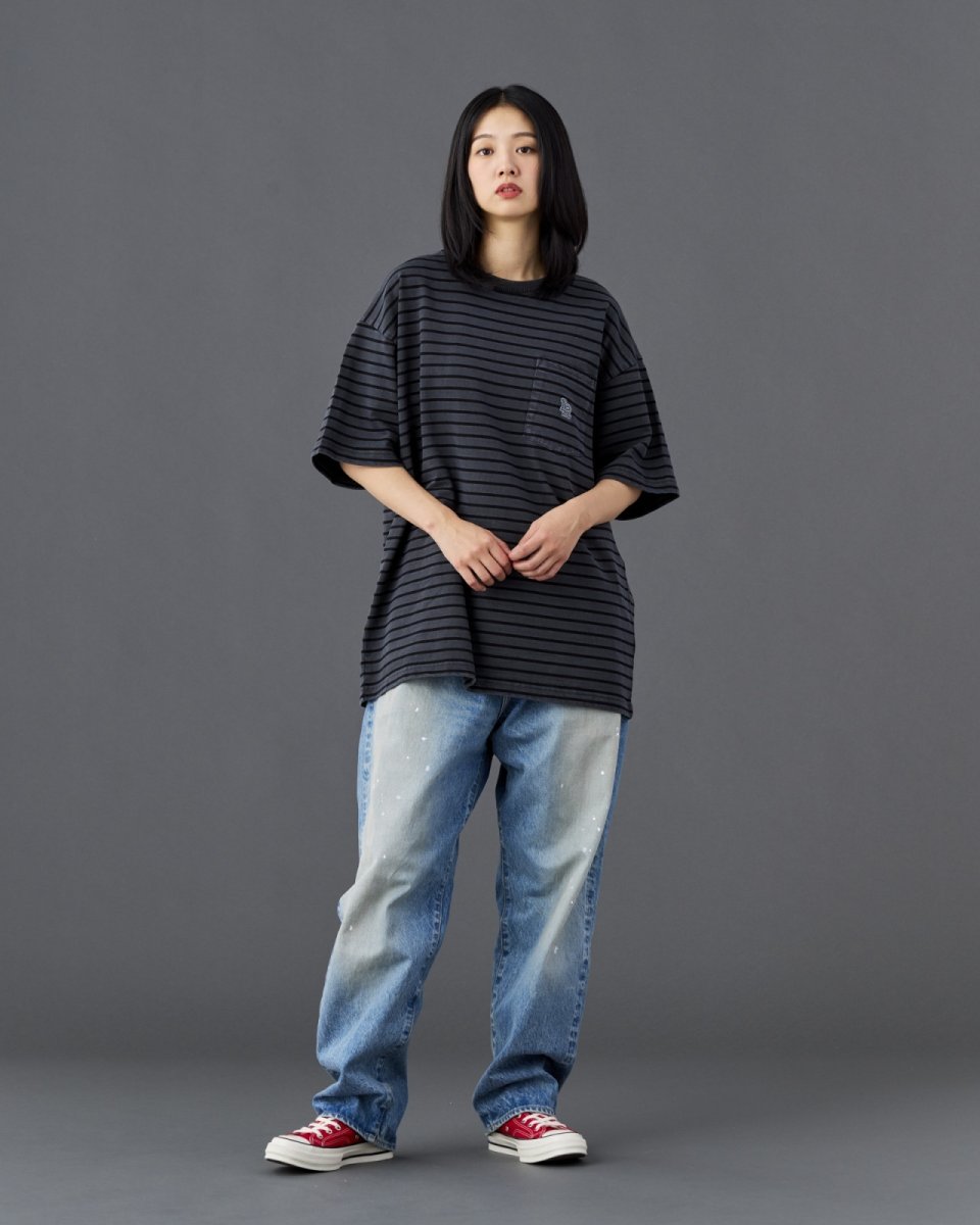 画像9: Liberaiders  PIGMENT DYED STRIPED S/S SHIRT (9)