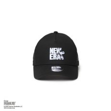画像2: NEW ERA  キッズ Youth 9FORTY A-Frame トラッカー Vintage PEANUTS ピーナッツ JOE COOL ジョー・クール ブラック (2)