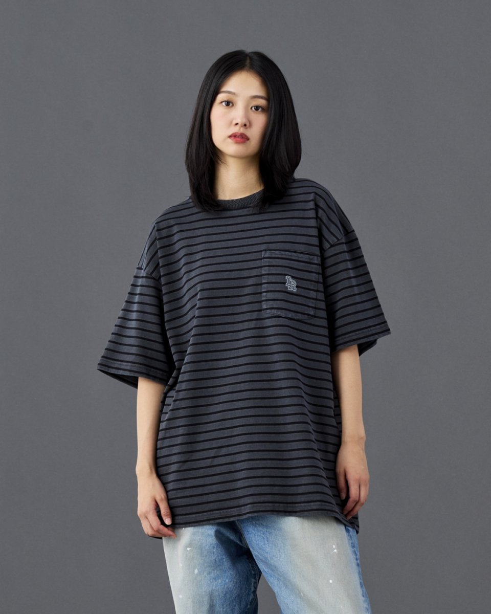 画像4: Liberaiders  PIGMENT DYED STRIPED S/S SHIRT (4)