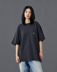 画像4: Liberaiders  PIGMENT DYED STRIPED S/S SHIRT (4)
