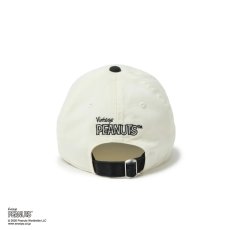 画像6: NEW ERA  キッズ Youth 9TWENTY Vintage PEANUTS ピーナッツ 2-Tone クロームホワイト/ブラック (6)