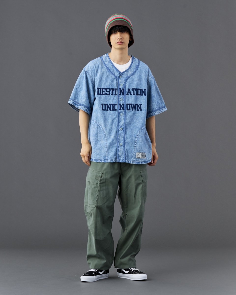 画像28: Liberaiders  CHAMBRAY BASEBALL SHIRT (28)