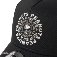 画像7: NEW ERA    9FORTY A-Frame トラッカー Vintage PEANUTS ピーナッツ GOLF Circle ロゴ ブラック | ゴルフ (7)