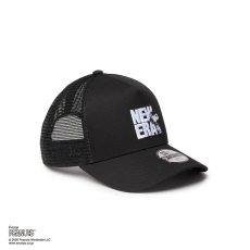 画像4: NEW ERA  キッズ Youth 9FORTY A-Frame トラッカー Vintage PEANUTS ピーナッツ JOE COOL ジョー・クール ブラック (4)