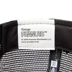 画像10: NEW ERA   9FORTY A-Frame トラッカー Vintage PEANUTS ピーナッツ JOE COOL ジョー・クール ブラック/ホワイト (10)