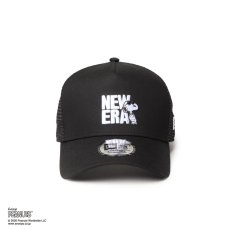 画像3: NEW ERA   9FORTY A-Frame トラッカー Vintage PEANUTS ピーナッツ JOE COOL ジョー・クール ブラック (3)
