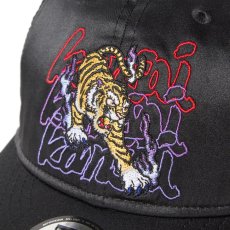 画像7: NEW ERA  9THIRTY kansaï yamamoto 虎 サテン ブラック (7)
