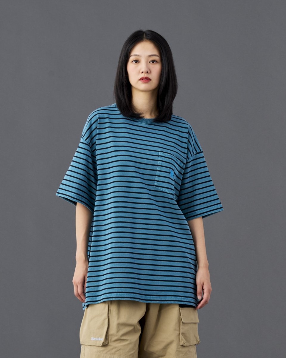 画像19: Liberaiders  PIGMENT DYED STRIPED S/S SHIRT (19)