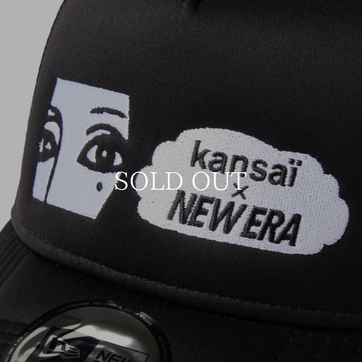 画像7: NEW ERA   9FORTY A-Frame トラッカー kansaï yamamoto kansai logo /NEW ERA ブラック (7)
