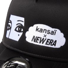 画像7: NEW ERA   9FORTY A-Frame トラッカー kansaï yamamoto kansai logo /NEW ERA ブラック (7)
