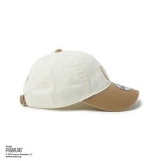 画像4: NEW ERA  キッズ Youth 9TWENTY Vintage PEANUTS ピーナッツ 2-Tone クロームホワイト/カーキ (4)