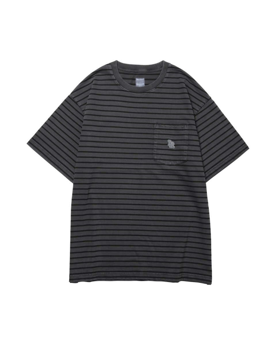 画像2: Liberaiders  PIGMENT DYED STRIPED S/S SHIRT (2)