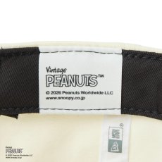 画像10: NEW ERA  9TWENTY Vintage PEANUTS ピーナッツ 2-Tone クロームホワイト/ブラック (10)